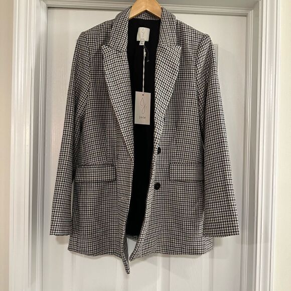 Joie Houndstooth Blazer size medium NWT - Picture 2 of 7